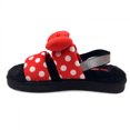 thumbnail image 5 of Minnie Mouse Polka Dots and Bows Women's Fuzzy Slippers-Size 8, 5 of 5