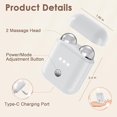 thumbnail image 3 of Microcurrent Facial Device, Mini Microcurrent Face Lift Device for Face Lifting and Facial Sculpting, Portable Facial Roller Massager Tool for Man and Woman,White, 3 of 7