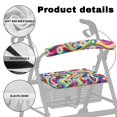 thumbnail image 5 of HELLHERO Pop Art Patterned Daisy Seat & Back Cover for Seniors Easy to Clean Walker Covers and The Elderly Dust Proof Improved Comfort, 5 of 7