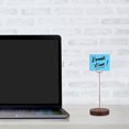thumbnail image 4 of WEUVEB Walnut Wood Desk Card Holder and Multi-Use Memo Photo Display Stand for Home and Office Organization, 4 of 8