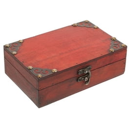 Vintage pirate chest wooden on sale jewelry box