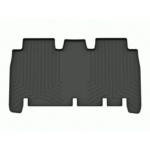 WeatherTech Custom Fit FloorLiners compatible with 2021-2026 Tesla Model X - 2nd Row, Black
