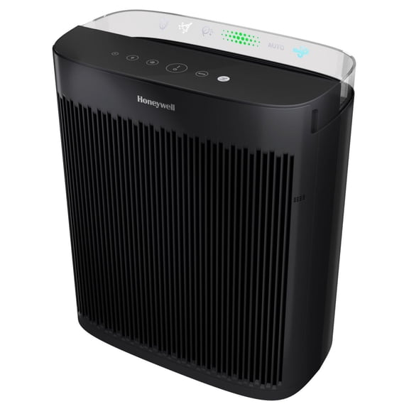 Honeywell Allergen Plus 1700 Sq Ft HEPA Air Purifier, Black, Smoke, Pollen, Dust Reducer