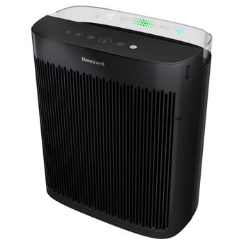 Honeywell In HEPA Air Purifier with Air Quality Indicator and Auto Mode, en Reducer for Large Rooms (360 sq. ft), Black, Wildfire/Smoke, , Pet Dander & Dust Air Purifier, HPA5200