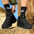 thumbnail image 3 of YOURDIARY Men's Mesh Mid Hiking Boot Work Outdoor Trekking Backpacking Mountaineering Lightweight Shoes Size, 3 of 8