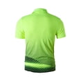 thumbnail image 5 of IWRICH Men's Short Sleeve Fit Sport Polo Shirts Printed Collared Casual T-Shirt Athletic Tennis T-Shirt Light Green L, 5 of 5