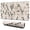 Beige Geometric Triangle, variant on Long Mouse Pads for Desk,Black and White Geometric Boho Pattern Desk Mats on Top Of Desks, Desk Mouse Pad Extra Large with 3mm Non-Slip Base and Stitched Edge for Gaming,Office,Work,Home 31.5"x11.8"