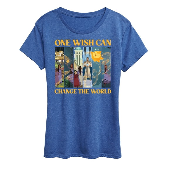 Disney Wish - One Wish Can Change The World - Women's Short Sleeve Graphic T-Shirt