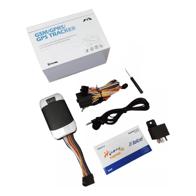Gps Tracker Localizador Satelital Bloosom 303f Coban Chip Blanco
