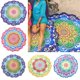 thumbnail image 4 of Tapiz redondo de Mandala colorido de 150cm de diámetro de 1 pieza Sunnimix Tapicería, 4 of 8