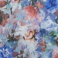 thumbnail image 1 of oneOone Viscose Jersey Medium Blue Fabric Abstract Floral Craft Projects Decor Fabric Printed By The Yard 60 Inch Wide, 1 of 4