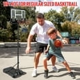 thumbnail image 6 of JBeeCtrl Kids Basketball Hoop for Kids with Stand Adjustable Height 3.5 ft-6.2 ft Indoor & Outdoor Portable Toddler Kids Basketball Goal, 6 of 7