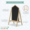 thumbnail image 6 of House of Happy Chalk/ White Board Easel, Natural, 6 of 8