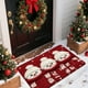 thumbnail image 1 of Alfombra de Baño de Diatomeas de Papá Noel con Imitación de Punto | Felpudo Navideño de Poliéster Antideslizante | Alfombra Decorativa Navideña | Decoración Suave, Duradera y Festiva para El Hogar, 1 of 6