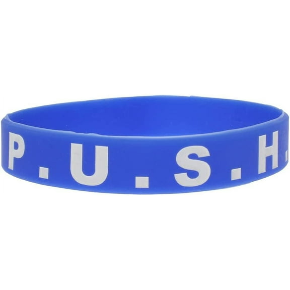 Pray Until Something Happens PUSH Bracelets - Silicone - Pack of 12