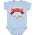 thumbnail image 3 of Inktastic Level 1 Complete, on to Level 2 2nd Birthday Level Up Boys or Girls Baby Bodysuit, 3 of 5