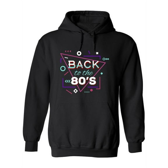 Back To The 80's. Hoodie Women -Image by Shutterstock, Female XX-Large