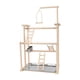 thumbnail image 3 of Soporte de juego para pájaros, parque infantil para pájaros, centro de actividades portátil, soporte de juego para pájaros, soporte de madera para lor, 3 of 8