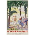 thumbnail image 2 of Jonas, F. 13x18 White Modern Wood Framed Museum Art Print Titled - Pougues Les Eaux, PLM, 2 of 4
