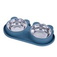 thumbnail image 1 of Cuenco De Agua Para Comida De Perro De Doble Plato, Cuencos De Comida De Agua Dobles Multifuncionales Para Mascotas Antideslizantes Para Gatos, 1 of 8