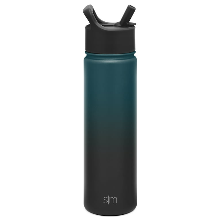 Simple Modern 32oz Summit Water Bottles with Straw Lid - Vacuum Insulated  Tumbler Double Wall Travel Mug 18/8 Stainless Steel Flask - Pattern: Ocean  Geode 