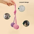 thumbnail image 4 of Juguete De Bola Para Gato, Bola De Sisal Para Gato Colgante Colgante, Decoración Segura, Bolas De 3 Colores Para Interior Para Mascota, 4 of 7