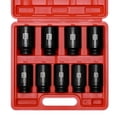 thumbnail image 2 of Mayouko 9PCS 1/2 Inch Drive Deep Metric Impact Socket Set, 29mm - 38mm, Spindle Axle Nut Sockets, Metric, Deep, 6-Point, CR-MO, 2 of 8