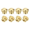 thumbnail image 1 of Brass Knurled Thumb Nuts, M4x0.7mm Round Stepped Knobs Fasteners 8Pack, 1 of 5
