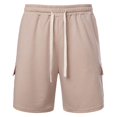 thumbnail image 5 of Youmylove Mens Athletic Shorts New Men's Summer Casual Shorts Solid Color Knee-Length Short Pants Pocket Casual Workout Shorts, 5 of 6