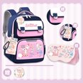 thumbnail image 1 of Sanrio Kuromi Primary School Student Schoolbag High Capacity Super Light Water Proof Backpack Child Cute Fashionable Backpack, 1 of 1