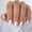 Bright White, variant on Ombre Press Nails Short Square, Soft Gel Nude Press Nails with Glue & Tabs, 30 count False Nails in 15 Sizes, Long Lasting Daily Tips for Women