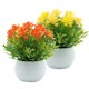 thumbnail image 4 of Gwong Decoración hogareña 1 unid de hojas de flores artificiales Planta Bonsai Home Office Garden Desk Decoración de fiesta Gwong 21032096, 4 of 6