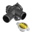 thumbnail image 1 of No 21501-9HA0A/21430-8991C Cuello de llenado del radiador del motor con tapa completamente sellada para Nissan Altima 2.5L L4 2007-2013 Tubo de agua del cuello de llenado del refrigerante del radiador superior de plástico Unique Bargains carcasas del termostato del refrigerante del motor, 1 of 7