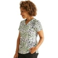 thumbnail image 3 of Healing Hands Purple Label Scrubs Top For Women Amanda Print 2266, 3 of 5