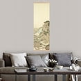 thumbnail image 2 of Retro Japanese River Landscape Scroll Canvas Wall Art Poster, Wall Art Hanging Kit Poster Framed with Wood Hanger for Bedroom Living Room Office Decor, 2 of 5