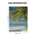 thumbnail image 2 of BCIIG Palm Tree Beach Blue Sky Wooden Jigsaw Puzzle Vertical Challenging Difficult Wood Puzzles for Adults - Wooden Gift for Family Friends 500PCS, 2 of 8