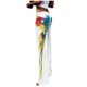 thumbnail image 1 of Pantalones de pierna ancha de vendaje de cintura alta con estampado Floral informal a la moda para mujer Pantalones de cintura elástica Pompotops ulkah939006, 1 of 9
