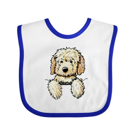

Inktastic Pocket Goldendoodle Gift Baby Boy or Baby Girl Bib