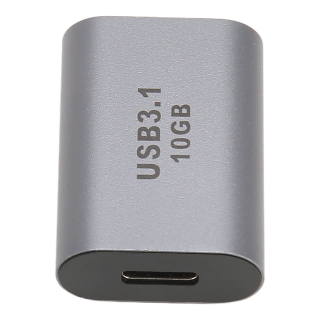 USB 3.1 Adapter, USB 3.1 To Type C Adapter Portable 10Gbps Fast Transmission Female To Female For Laptop