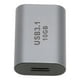thumbnail image 1 of Adaptador tipo C de EE. UU., USB 3.1 para mecanografiar adaptador hembra a hembra de EE. UU. a tipo C, resistente y resistente, 1 of 8