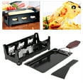 thumbnail image 4 of R A Raclette Individuel,Raclette A Fromage,Raclette To Go,Raclette Grill For 2,Raclette Portable Non Stick Cheese Raclette Rotaster Baking Tray Stove With Wodd Handle Grilling Tool, 4 of 8