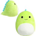 thumbnail image 1 of Fat Dinosaur Plush Toy Green 20cm, 1 of 4