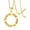 gold necklace, variant on Hebrew Prayer Necklace for Women Men Stainless Steel Shema Yisrael Star of David, Style K5259