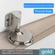 thumbnail image 2 of Tope De Puerta Ajustable Tope De Puerta Grande Funcional Para Trabajo Pesado Topes De Puerta Montados En Piso Duro Soporte De Puerta De Aleación Protector De Pared De Puerta Moderno Para Oficina En Yuarrent TO005596-01, 2 of 7