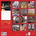 thumbnail image 4 of Graphique 2023 London Glitz Mini Wall Calendar - 7” x 7” - Thick Paper - Home & Office Organizer - Large Monthly Grid - 3 Languages & Marked Holidays - 4 Month Preview Page for 2024, 4 of 7