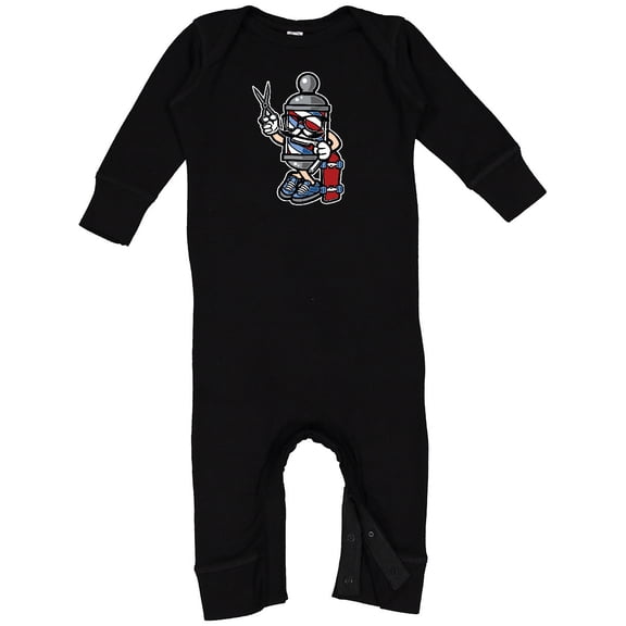 Inktastic Barber Skater Baby Romper Coveralls