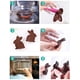thumbnail image 5 of Fiudx Molde para Pasteles, Plástico Flexible Apto para Uso Alimentario, Reutilizable y Antiadherente, Ideal para Chocolate, Gelatina, Fondant y Pan, Fácil de Limpiar, Versátil para Fiestas y Festivid, 5 of 6