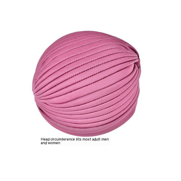 Turbante Preatado Con Flores Para Mujer - Pañuelo Elástico Para Cubrir El Cabello, Estilo Africano Y Versátil