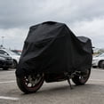 thumbnail image 4 of Sktrjpolfis Universal Motorcycle Bike Cover, Waterproof Sunproof Windproof, Polyester Vehicle Protection for Outdoor Indoor, 4 of 5