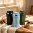 thumbnail image 5 of Aquaphile 17oz Stainless Steel Coffee Cup to Go Leak proof Vacuum-Insulated Coffee Travel Mug Double Walled Portable Thermal Tumbler Cup,Green, 5 of 8